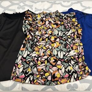 Bundle of 3 silky shirts in good condition